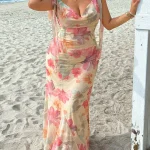 Plus Size Floral Beach Maxi Dress 5 | PricZone Plus Size Floral Beach Maxi Dress 5 | PricZone