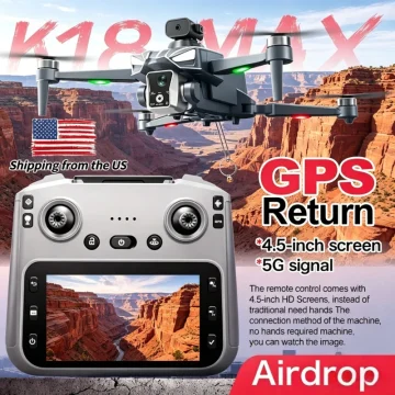 K18Max Gps Drone 8K Hd Camera 4.5 Inch Screen Remote Fpv 1