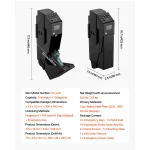 3Way Handgun Safe with Fingerprint Password 6 | PricZone 3 Way Handgun Safe with Fingerprint Password 6 | PricZone