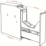 Biometric Handgun Safe with Auto Sliding Door 4 | PricZone