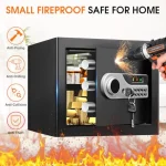Small Home Water and Fireproof Digital Security Safe Box 3 | PricZone