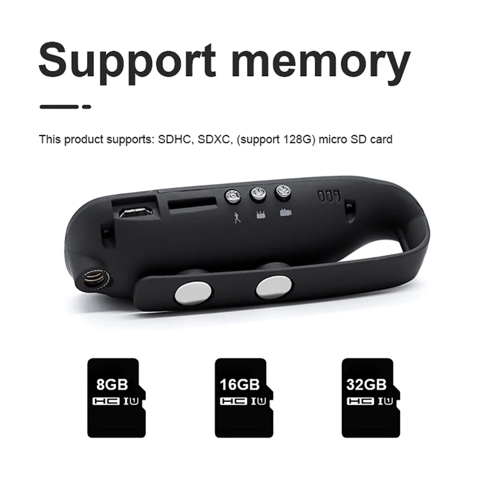 Mini Portable Body Cam Cycling Video Recorder with Motion 10