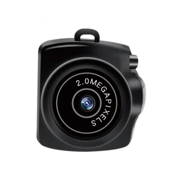 Black square mini camera with a centered lens circular text reading 20 MEGAPIXELS around the lens | PricZone