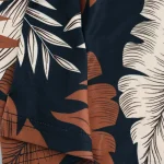Summer Women Plus Size Maxi Dress Leaf Print High Slit 5 | PricZone Summer Women Plus Size Maxi Dress Leaf Print High Slit 5 | PricZone