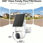 5G WiFi LTE Solar Security Camera IP66 Waterproof 360° 5 | PricZone
