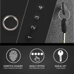 Biometric Handgun Safe with Auto Sliding Door 6 | PricZone