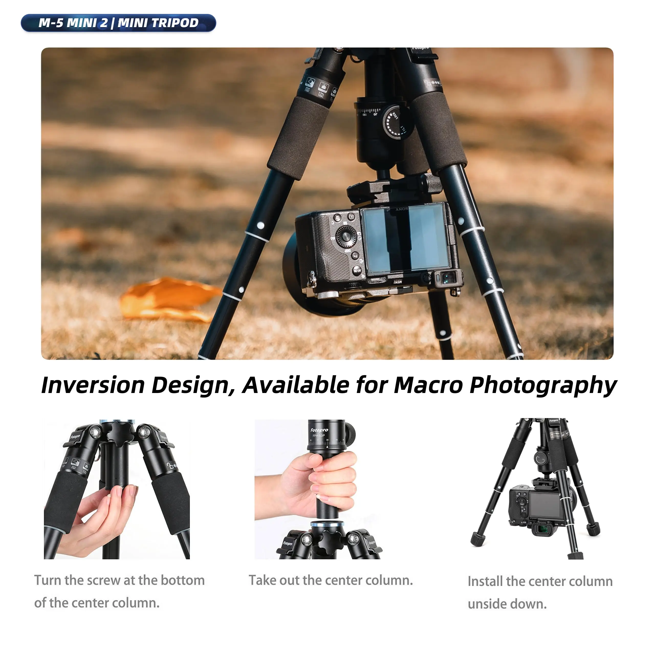 Fotopro Desktop Aluminum Tripod for Small Camera Video 4 | PricZone Fotopro Desktop Aluminum Tripod for Small Camera Video 4 | PricZone