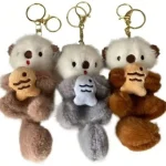 Cute Sea Otter Plush Keychain Pink Gift 4 | PricZone Cute Sea Otter Plush Keychain Pink Gift 4 | PricZone