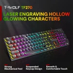 TWolf Mechanical RGB Wired Gaming Keyboard Mouse Combo 4 | PricZone T Wolf Mechanical RGB Wired Gaming Keyboard Mouse Combo 4 | PricZone