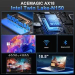 Kamrui 185 Intel N150 Laptop 16Gb Ddr4 512Gb SSD 1 | PricZone Kamrui 185 Intel N150 Laptop 16Gb Ddr4 512Gb SSD 1 | PricZone
