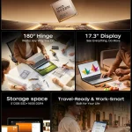 Kamrui Ax17Pro Laptop 173Inch Amd Ryzen3 4300U Up 1 | PricZone Kamrui Ax17Pro Laptop 173Inch Amd Ryzen3 4300U Up 1 | PricZone
