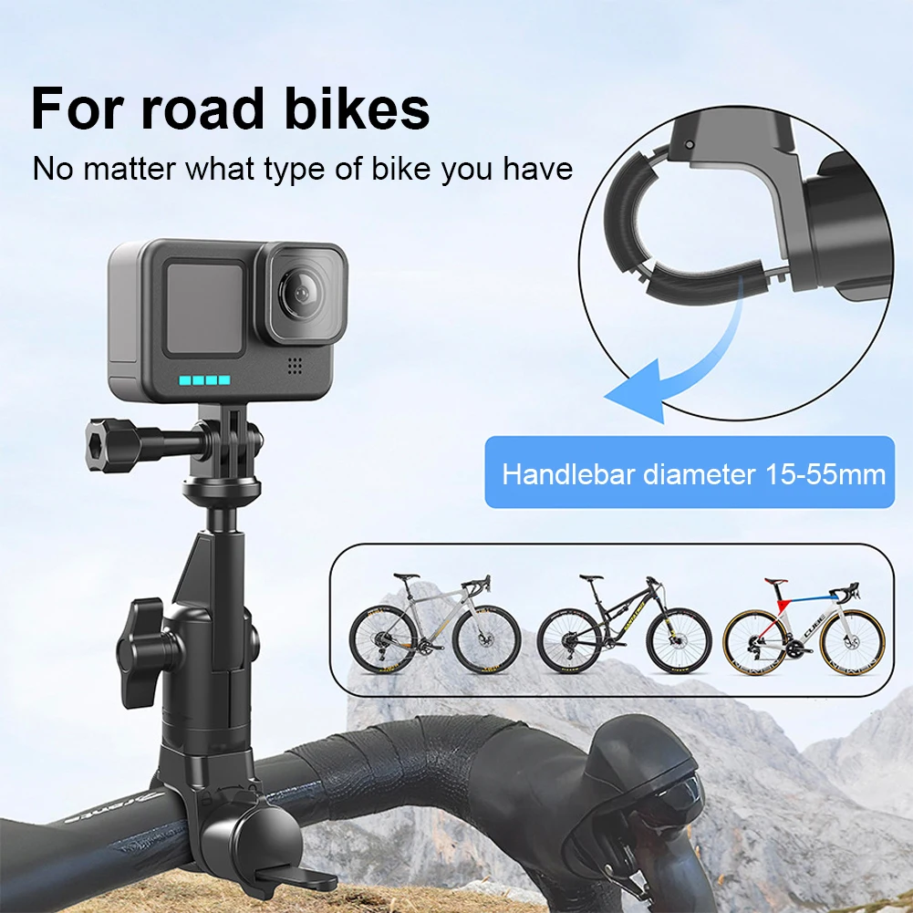 Rotating Motorcycle Bike Camera Holder for DJI Insta360 4 | PricZone Rotating Motorcycle Bike Camera Holder for DJI Insta360 4 | PricZone