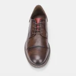 Retro Casual Leather Shoes Cap Toe Oxford Derby Fashion 4 | PricZone