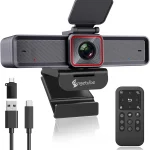 4K Webcam with AI Tracking and 100° Wide Angle Remote 1 | PricZone 4K Webcam with AI Tracking and 100° Wide Angle Remote 1 | PricZone