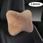 2Pcs Luxury Plush Car Neck Pillows for Comfortable Support 5 | PricZone