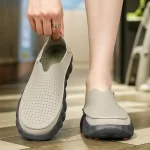 Casual Sneakers Hollow Breath Platform Loafers Soft 5 | PricZone