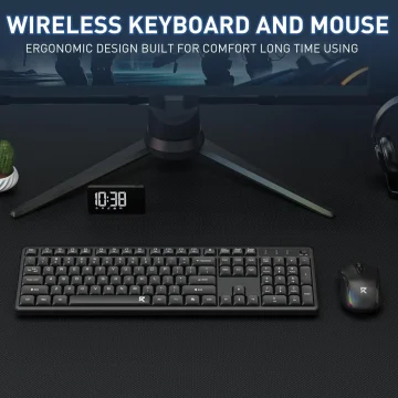 Redragon Bs7634 104 Keys Wireless Keyboard and Mouse Combo 2