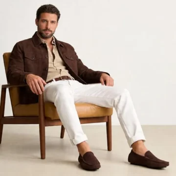 Go Tour Handmade Suede Leather Casual Loafers Shoes 2