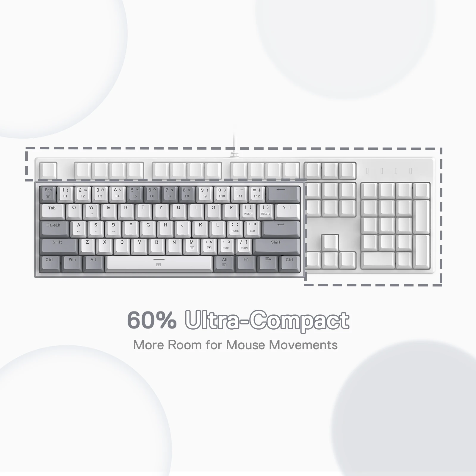 Redragon K617 Fizz 60 Wired RGB Gaming Keyboard 61 Keys 4 | PricZone Redragon K617 Fizz 60 Wired RGB Gaming Keyboard 61 Keys 4 | PricZone