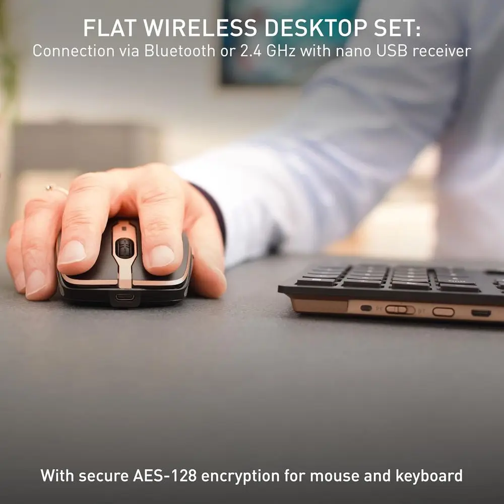 Slim Wireless Keyboard and Mouse Combo with Bluetooth 2 | PricZone Slim Wireless Keyboard and Mouse Combo with Bluetooth 2 | PricZone