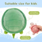 Large green turtle plush with a small pink turtle illustrating kid sized plush toys and size options for children eg 157in40cm | PricZone