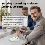 Wireless Bluetooth 24G SpeechtoText Office Mouse 8 | PricZone Meeting Recording Assistant features voice to text for 4+ hours automated summaries instant mind map generation translation of meeting content with a professional in the background | PricZone