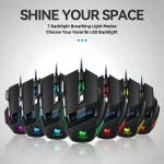 Ergonomic Ambidextrous RGB Gaming Mouse for PC Laptop 4 | PricZone