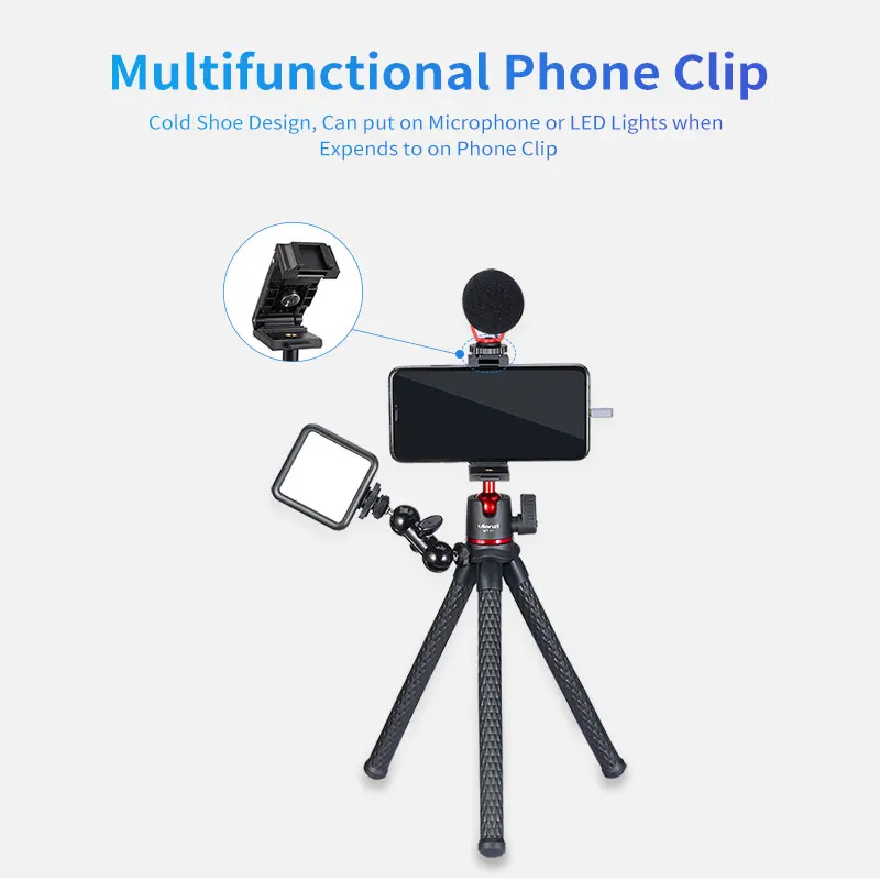 Smart Phone DSLR Versatile Tripod with 360 Degree Ballhead 6 | PricZone Smart Phone DSLR Versatile Tripod with 360 Degree Ballhead 6 | PricZone