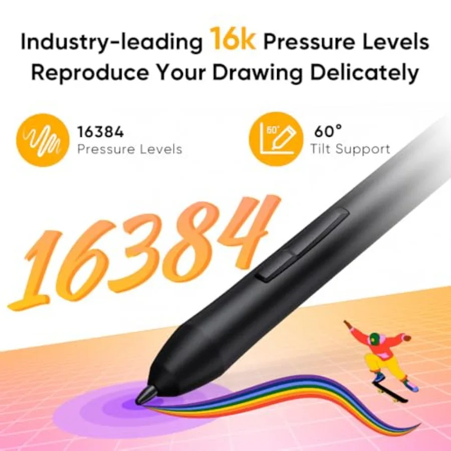 Deco 640 Drawing Tablet with 16384 Pressure Levels 9