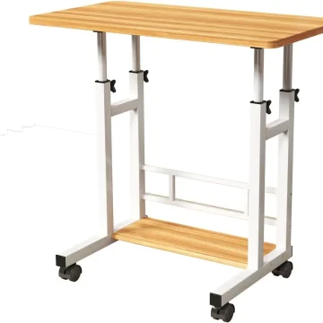 Adjustable Height Standing Desk with Wheels for Home Office 2