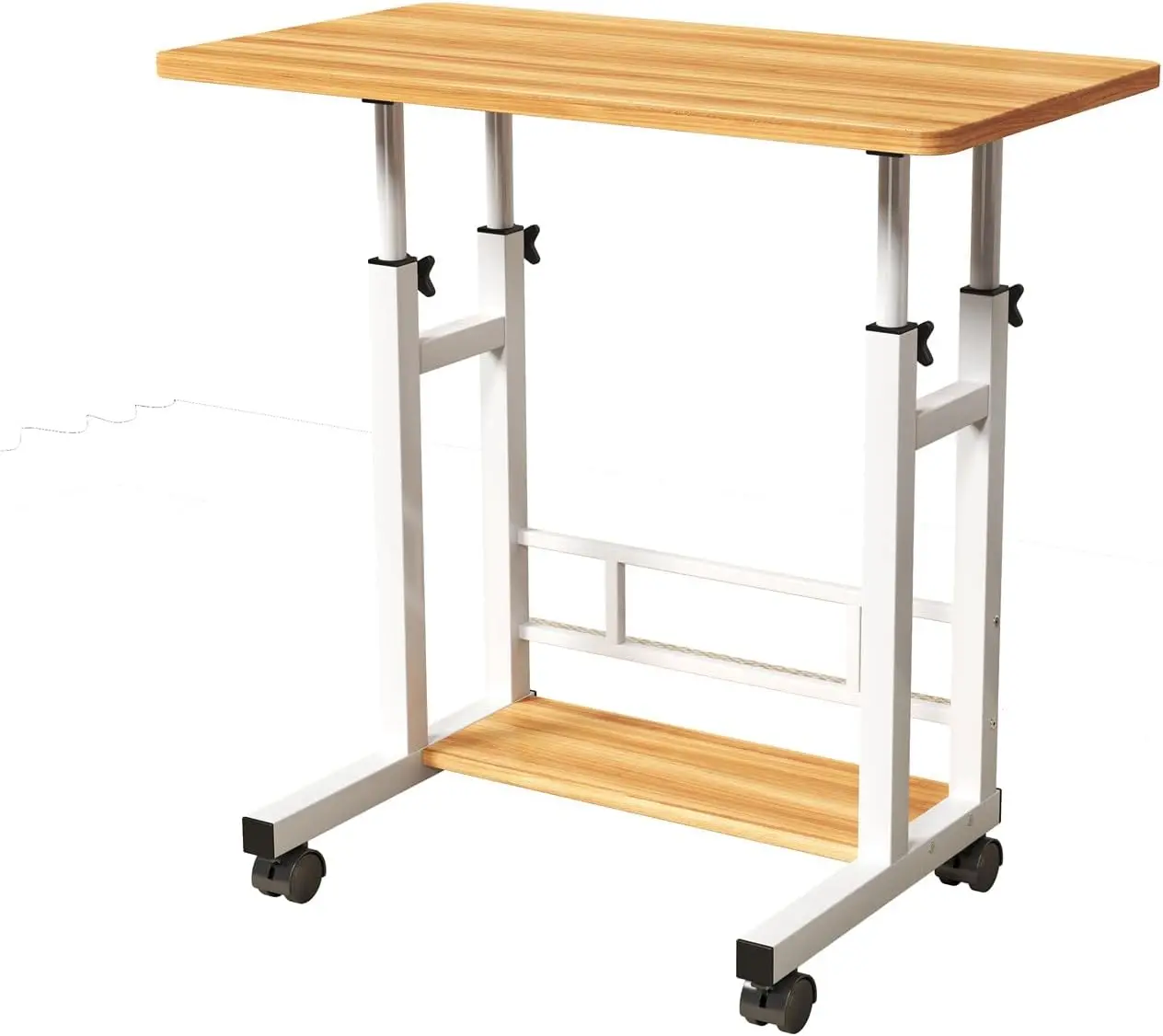 Adjustable Height Standing Desk with Wheels for Home Office 2 | PricZone Adjustable Height Standing Desk with Wheels for Home Office 2 | PricZone