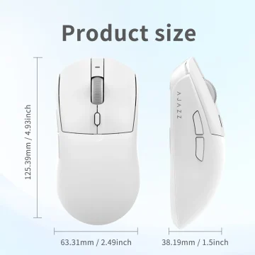 Ajazz Aj139 V2 Mc Tri-Mode Gaming Mouse with 12000Dpi Max 2