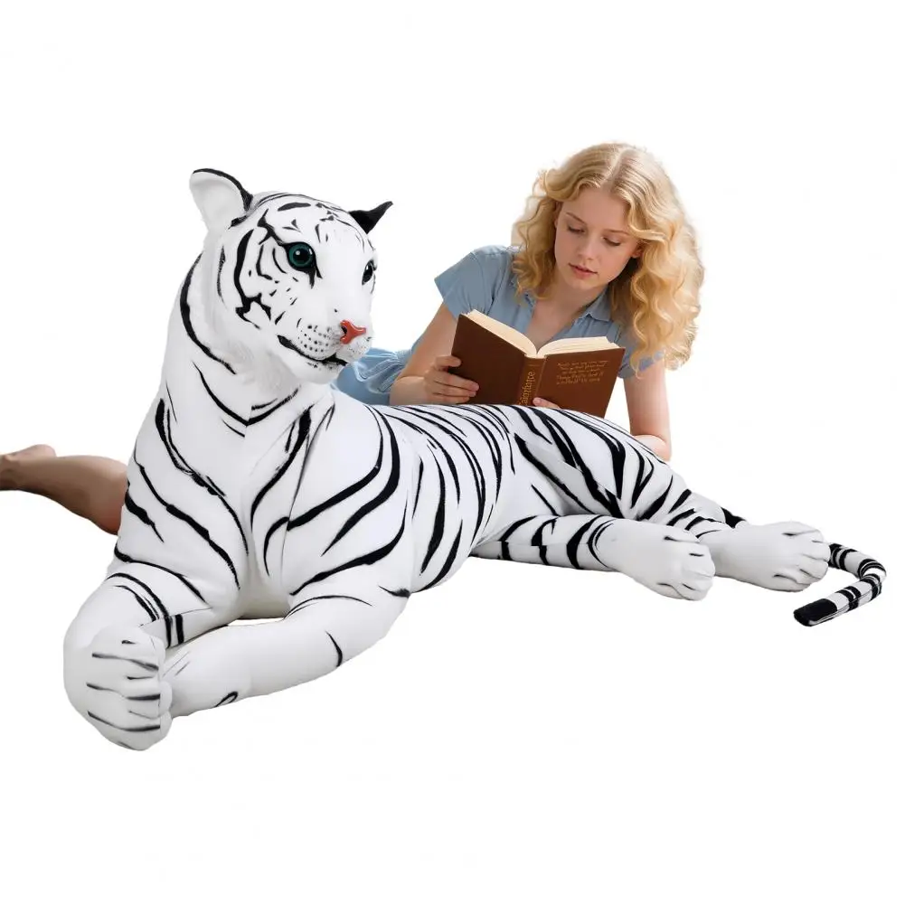 Extra Large Plush Lifelike Tiger Stuffed Animal Home Sofa 10