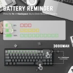 Attack Shark X66 65 Wireless Mechanical Keyboard with Knob 5 | PricZone