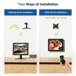 Inch IPS LCD Monitor with Remote Control and HDMI Input 6 | PricZone