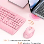 Wireless Keyboard and Mouse FullSized Cordless 2 | PricZone Wireless Keyboard and Mouse Full Sized Cordless 2 | PricZone