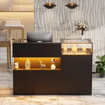 Large Reception Desk with Counter and Modern Front Room 1 | PricZone