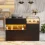 Large Reception Desk with Counter and Modern Front Room