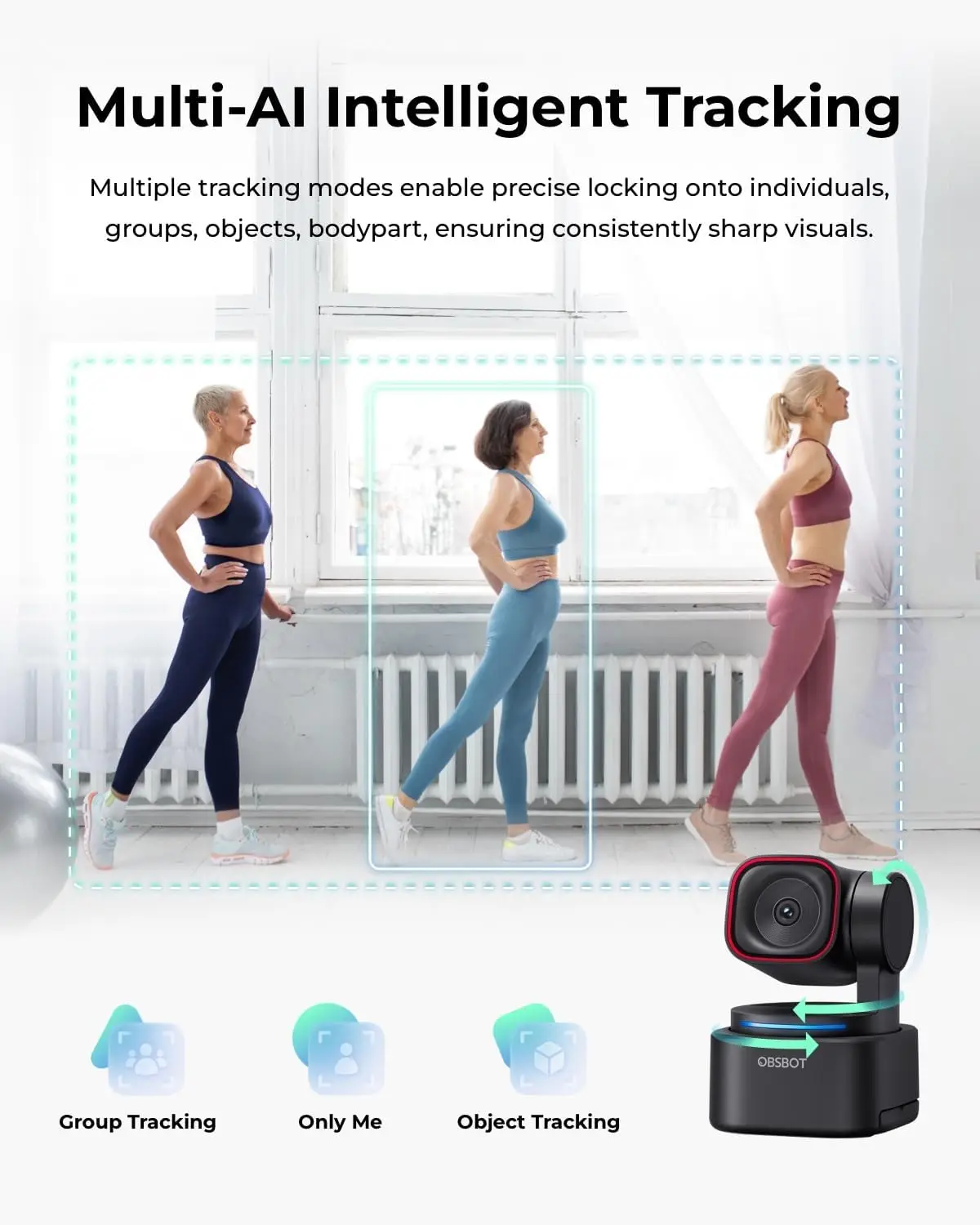 4K Ai Tracking Ptz Webcam with Spatial Audio and 120Fps Hdr 12