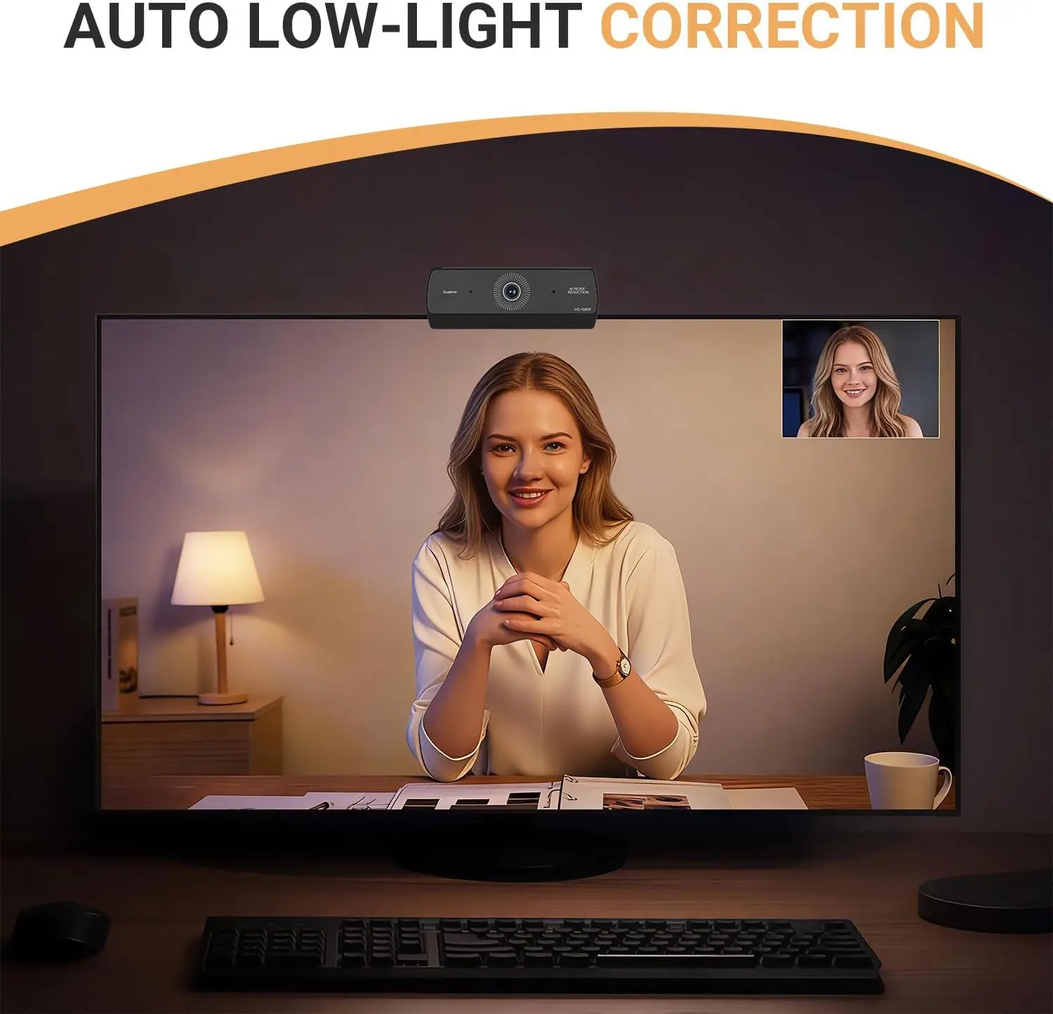 HD 1080P USB Webcam for PC Plug and Play Computer Camera 12