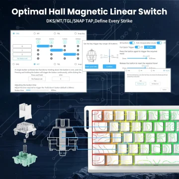 Attack Shark X68 He Rapid Trigger Magnetic Switch Keyboard 2