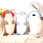 High Quality Cartoon Earphone Seal Sea Otter Plush Toy Ball 5 | PricZone