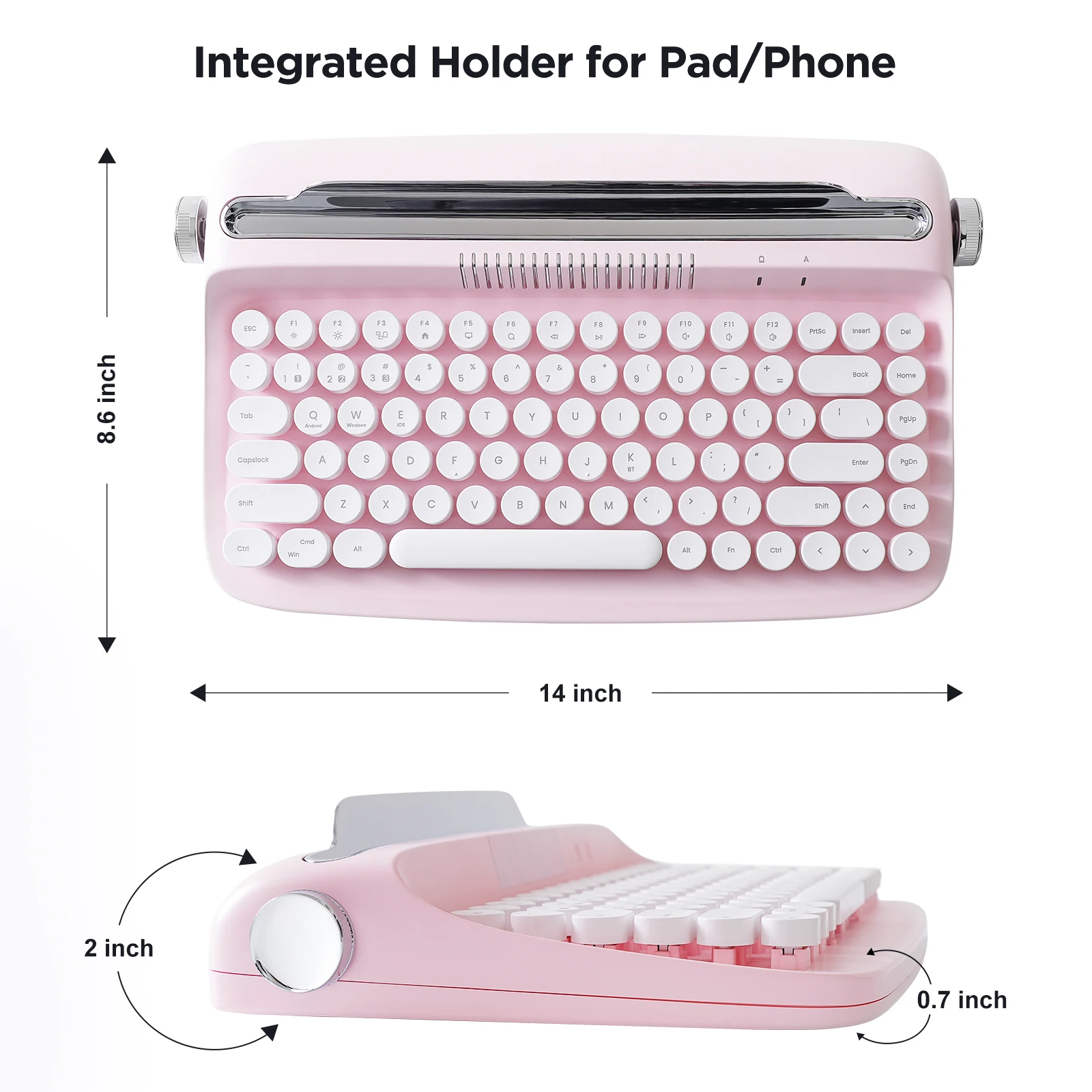 Yunzii Actto B303 Retro Wireless Typewriter Aesthetic 2 | PricZone Yunzii Actto B303 Retro Wireless Typewriter Aesthetic 2 | PricZone