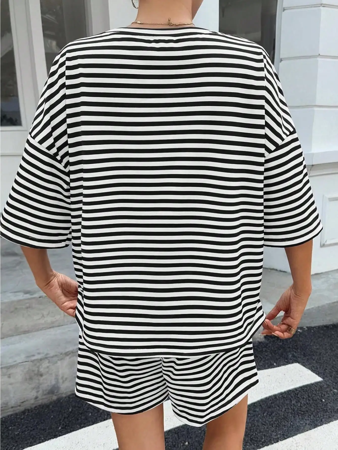 Striped Athleisure 2 Piece Sweatsuit Set 5 | PricZone Striped Athleisure 2 Piece Sweatsuit Set 5 | PricZone