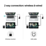 Huion Wireless Keyboard Bluetooth 50 Connection Keydial 3 | PricZone Huion Wireless Keyboard Bluetooth 50 Connection Keydial 3 | PricZone