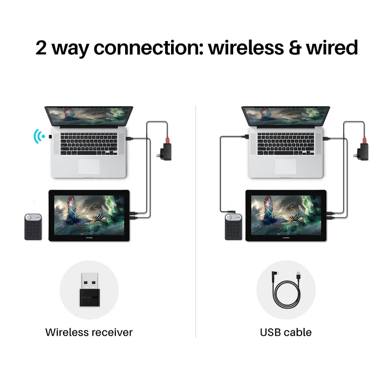 Huion Wireless Keyboard Bluetooth 50 Connection Keydial 3 | PricZone Huion Wireless Keyboard Bluetooth 50 Connection Keydial 3 | PricZone