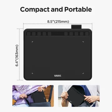 Ugee S640 Graphic Tablet with Stylus 6.3X4 Inches 2