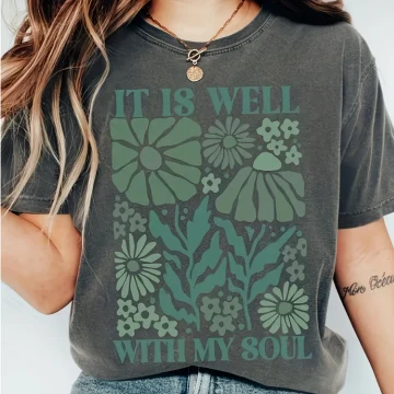 Plus Size Short Sleeve T-Shirt It Is Well 1