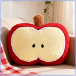Cute Apple Slice Plush Pillow for Couch Or Bed 1 | PricZone