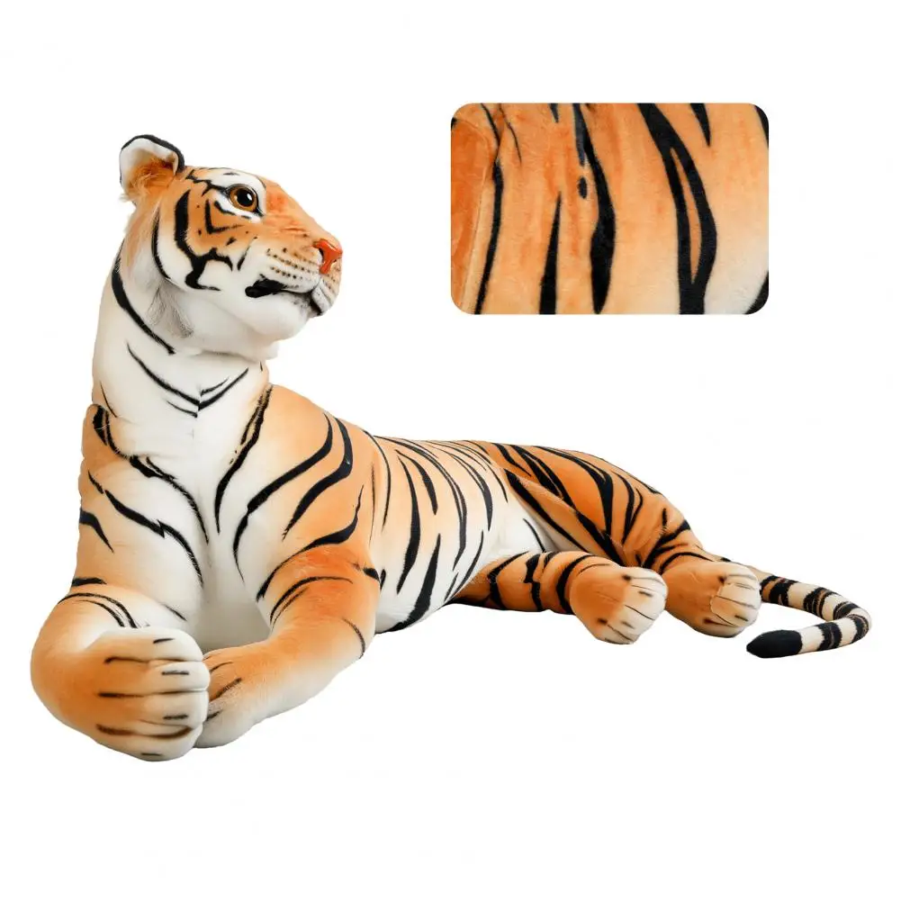Extra Large Plush Lifelike Tiger Stuffed Animal Home Sofa 12